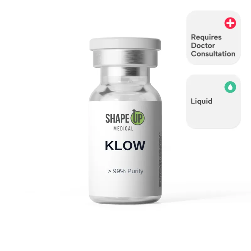 KLOW (BPC-157 / GHK-Cu / KPV / TB-500) 15/50/15/15mg (5mL) (Liquid)