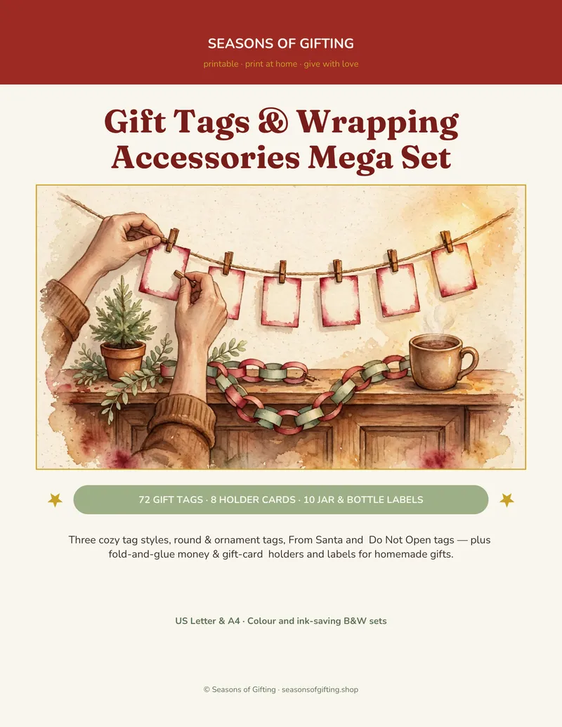 Gift Tags & Wrapping Accessories Mega Set