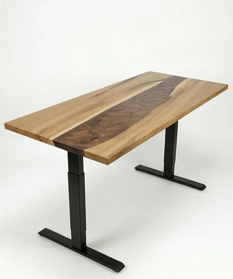 Bureau | Bronze Deep| Chêne Blanc | Époxy 26x60