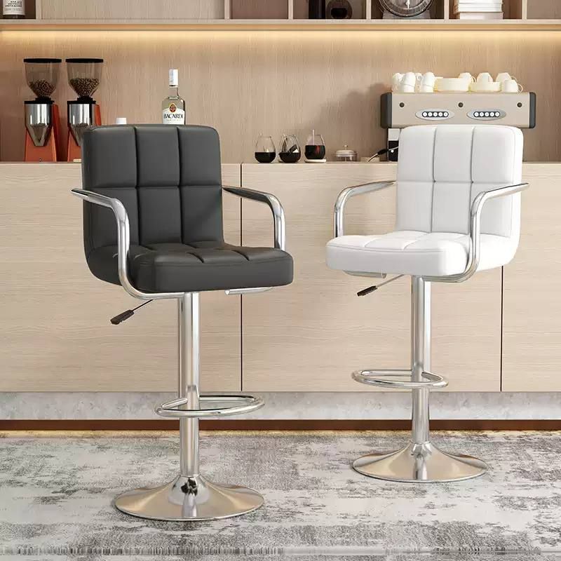 Premium High Counter Bar Stool – Sleek Modern Seating for Kitchen & Living Room | D-E49
