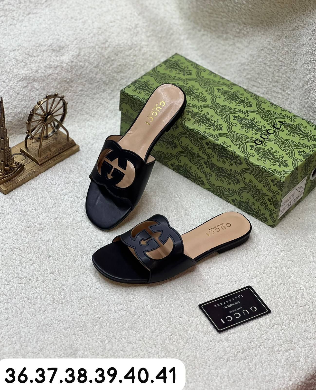 حذاء باليرينا نسائي راقٍ من GUCCI – فخامة كلاسيكية وجودة هاي إند (High-End) | D-A46