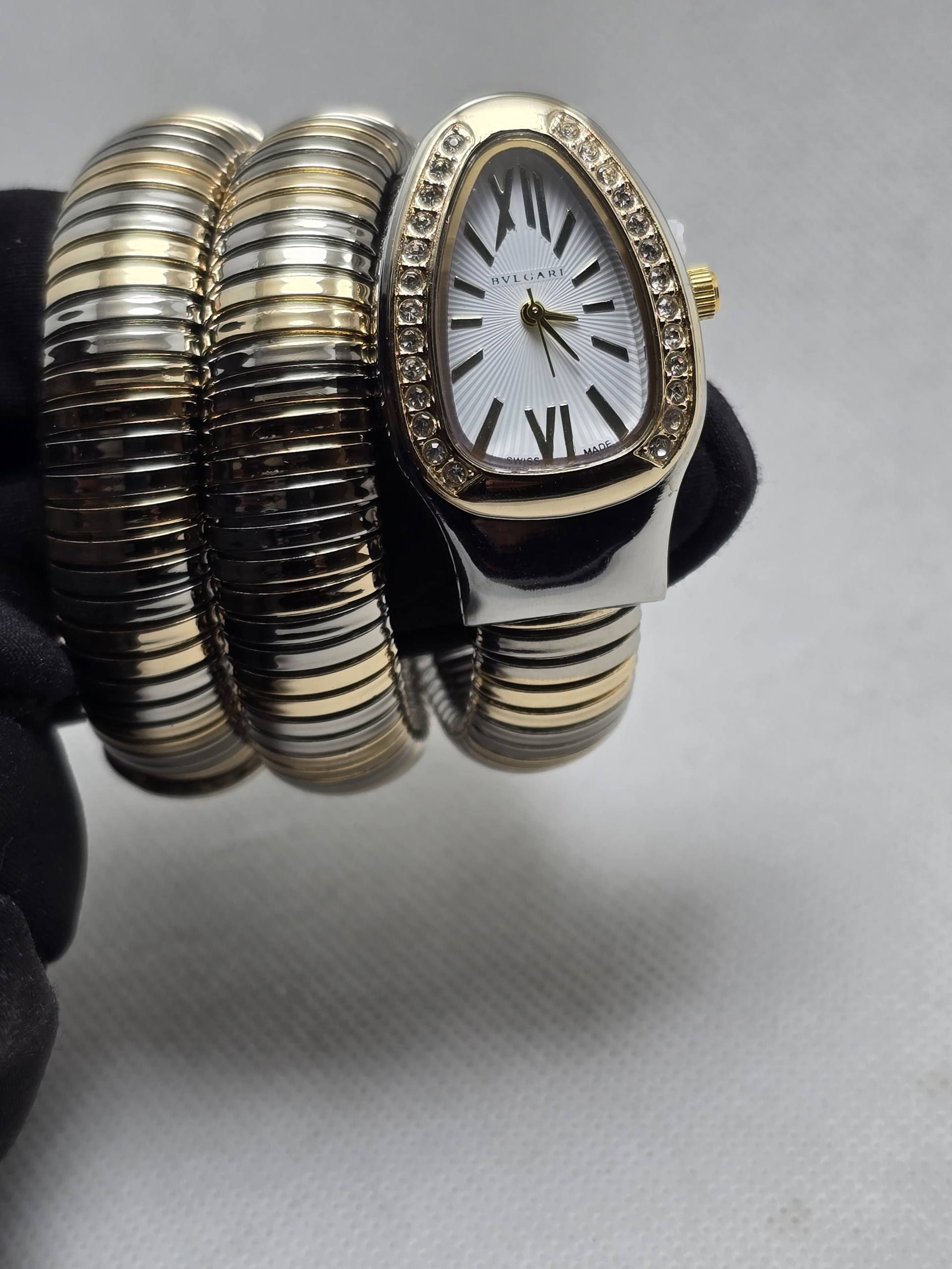 Bvlgari Serpenti Tubogas Luxury Two-Tone Wrap Watch (Premium Quality) | D-E13