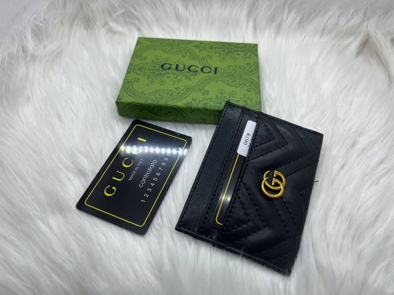Gucci Inspired Card Holder & Wallet Collection (Master Copy) - Multi-Design GG Monogram & Quilted Leather | D-E43