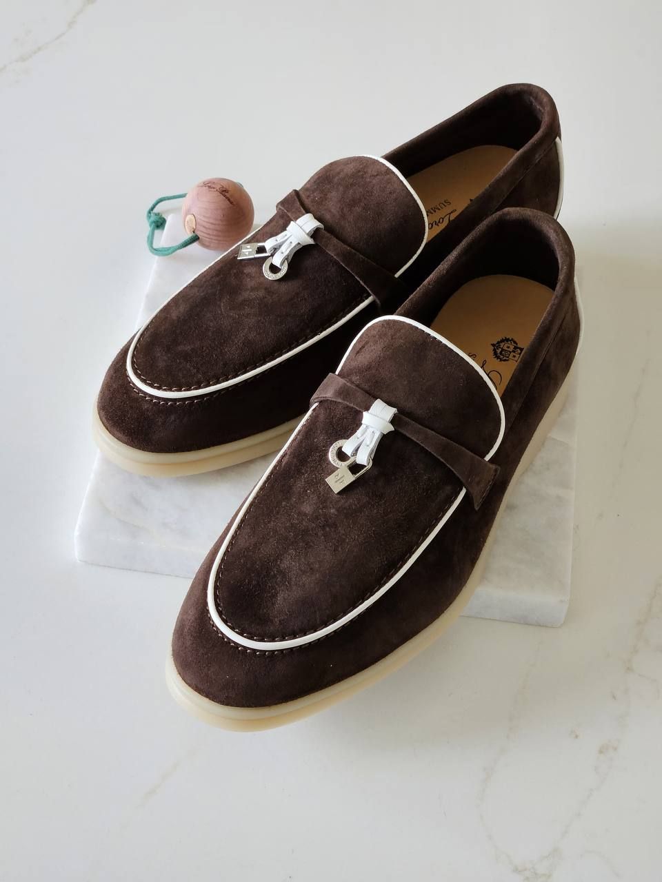 Loro Piana High Master Women's Suede Loafers | Ultimate Elegance & Comfort | UAE | D-E56