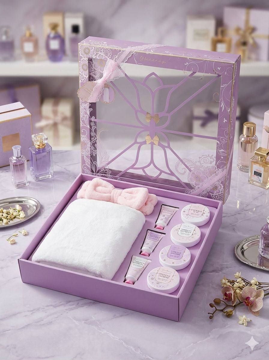 9-Piece Body Care Gift Set in UAE – Ultimate Home Spa & Deep Hydration Routine | D-E41