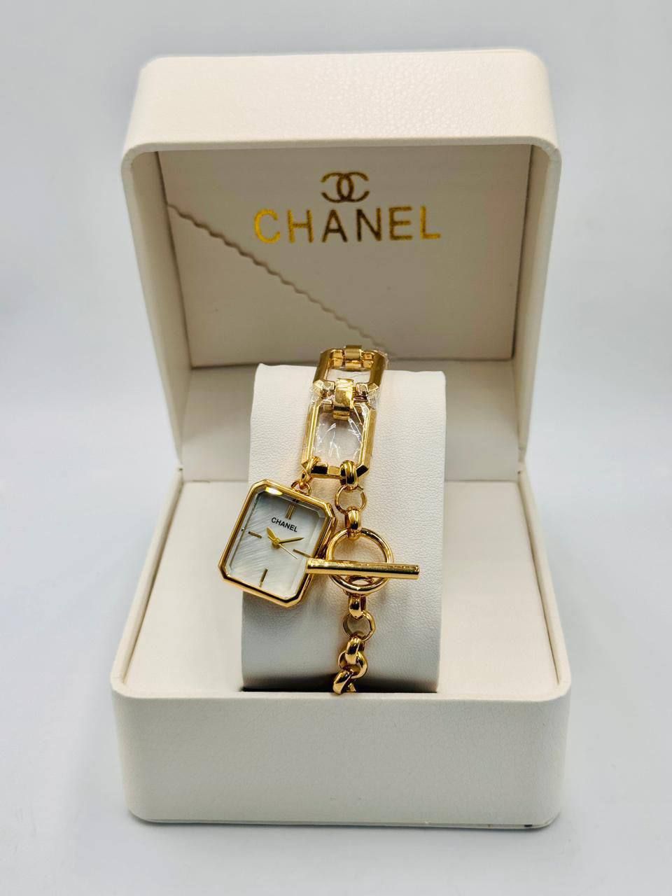 Chanel-Inspired Elegant Charm Bracelet Watch (Premium Quality) | D-E59