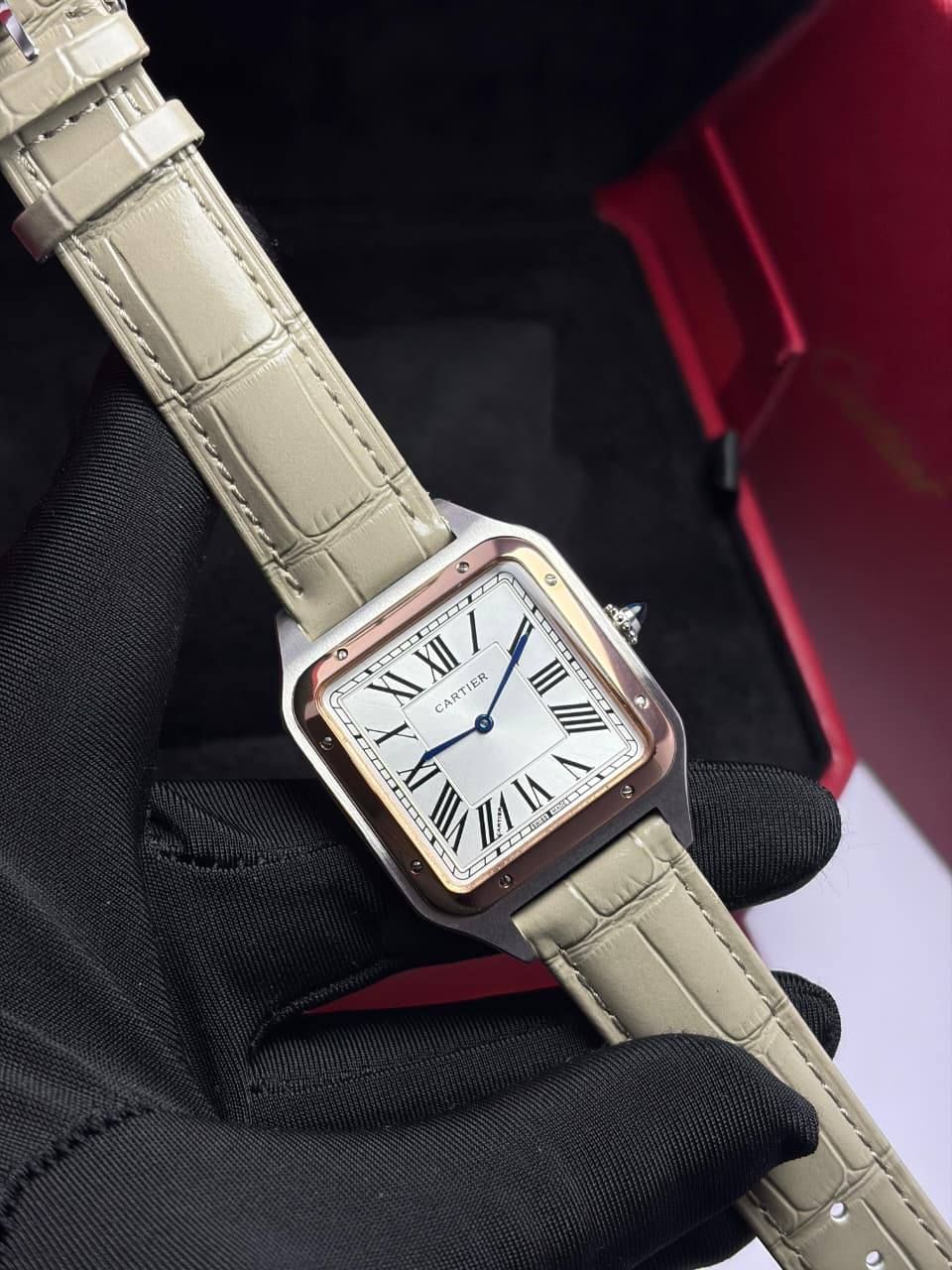 Cartier Santos High Master Leather Strap Watch | Luxury & Style | UAE | D-E56