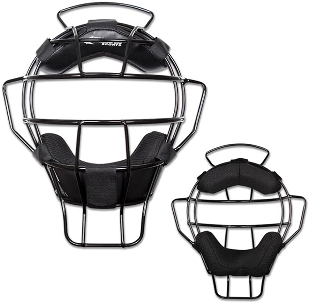 Champro Lightweight Umpire Mask with Black Mesh Padding