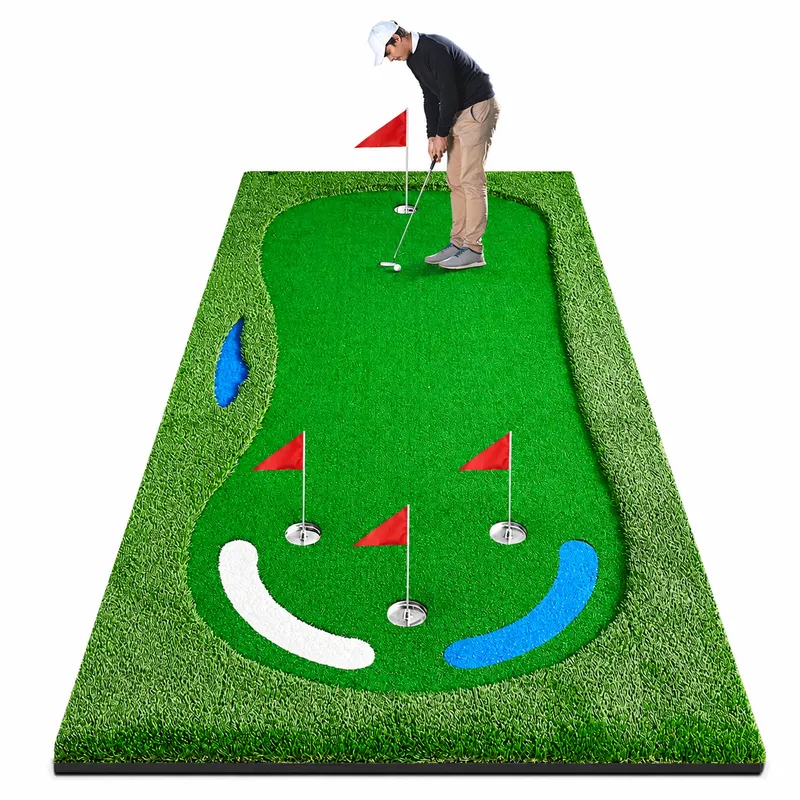 Mini Artificial Green Course Customizable Size Golf