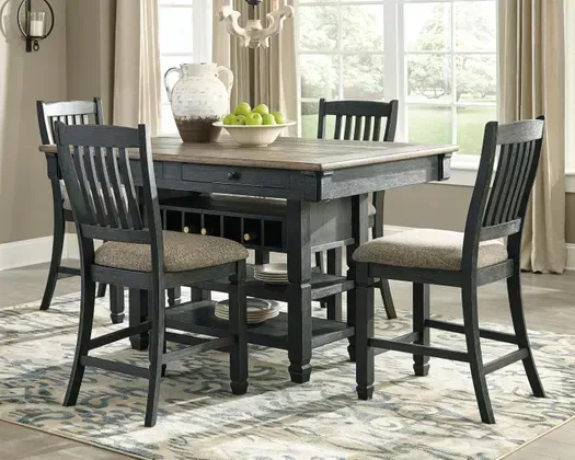 Tyler Creek Counter Height Dining Table 5 pieces