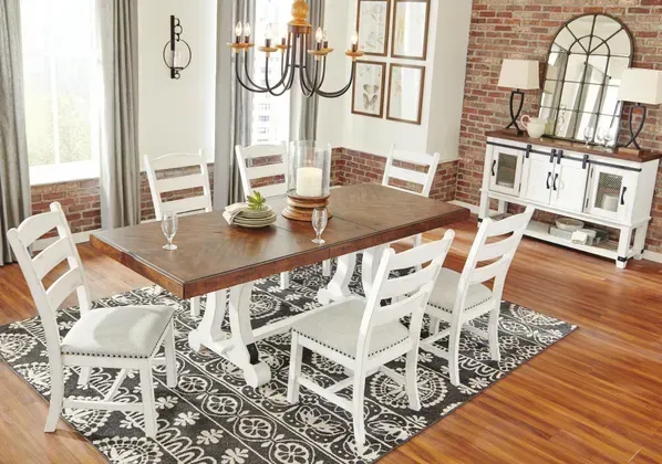 Valebeck Dining Table and 4 Chairs