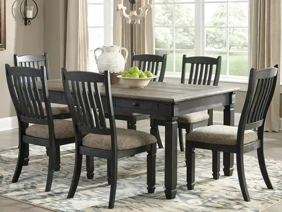 Tyler Creek Dining Table and 6 Chairs