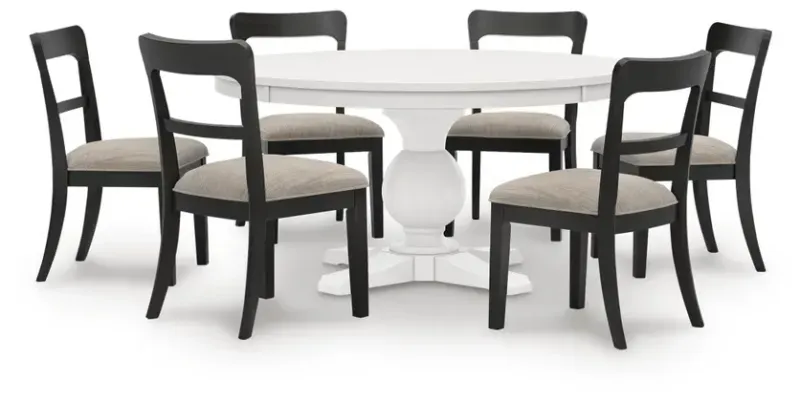 Greddinton Dining Table and 6 Chairs