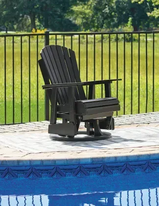 Hyland Wave Swivel Glider Chair
