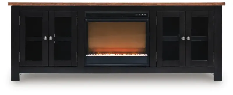 Wildenauer 76" TV Stand with Electric Fireplace