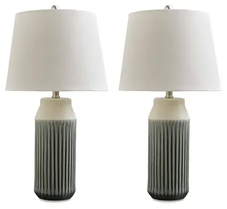 Afener Ceramic Table Lamp (2/CN)