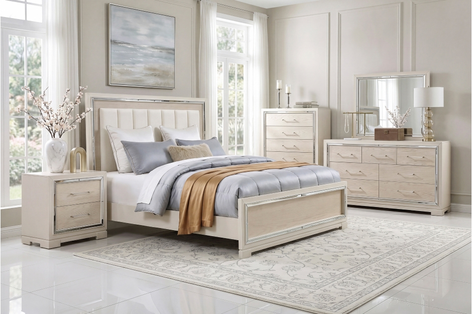 Alabaster Queen Bedroom Set Collection