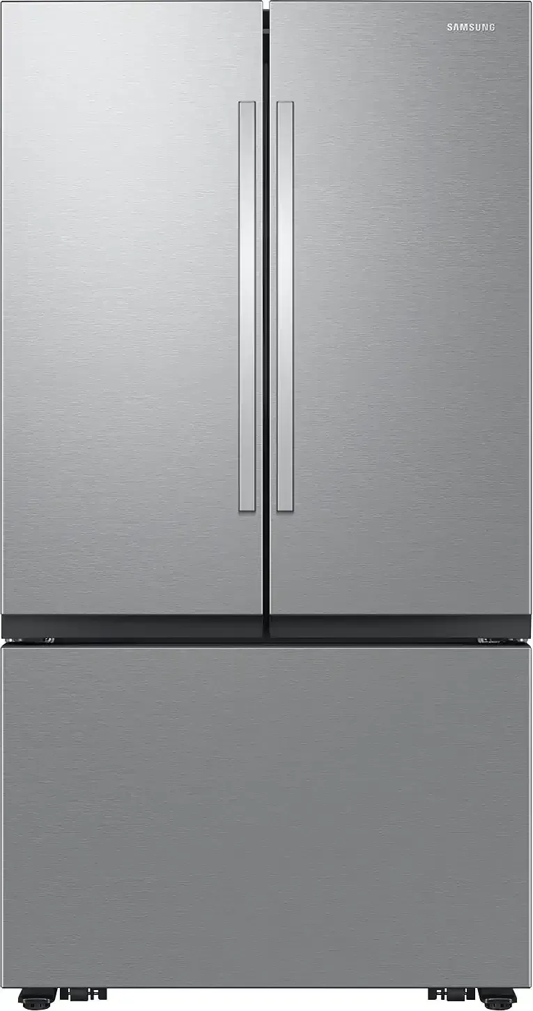 Samsung - 36 in. Wide 32 cu. ft. 3-Door French Door Smart Refrigerator with Dual Auto Ice Maker - Stainless Steel