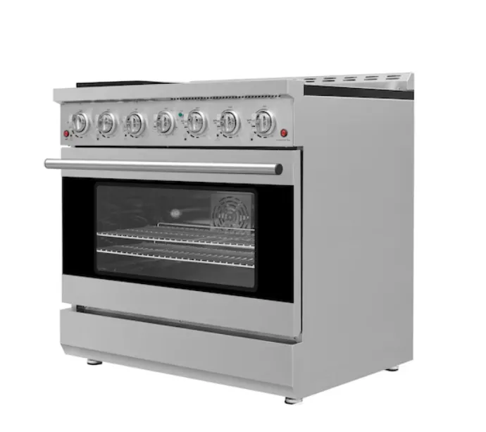 DURO 36-in 6 burners 5.5-cu ft Convection Oven Freestanding Natural Gas Range ( Stainless Steel )