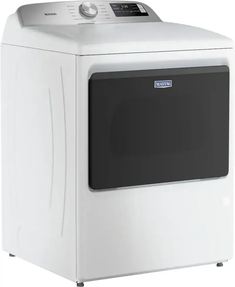 Maytag - 7.4 Cu. Ft. Smart Electric Dryer with Extra Power and Advanced Moisture Sensing - White