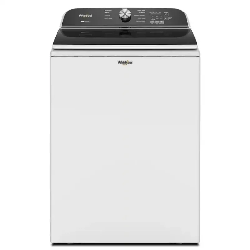 Whirlpool - 5.3 Cu. Ft. High Efficiency Top Load Washer with 2 in 1 Removable Agitator - White