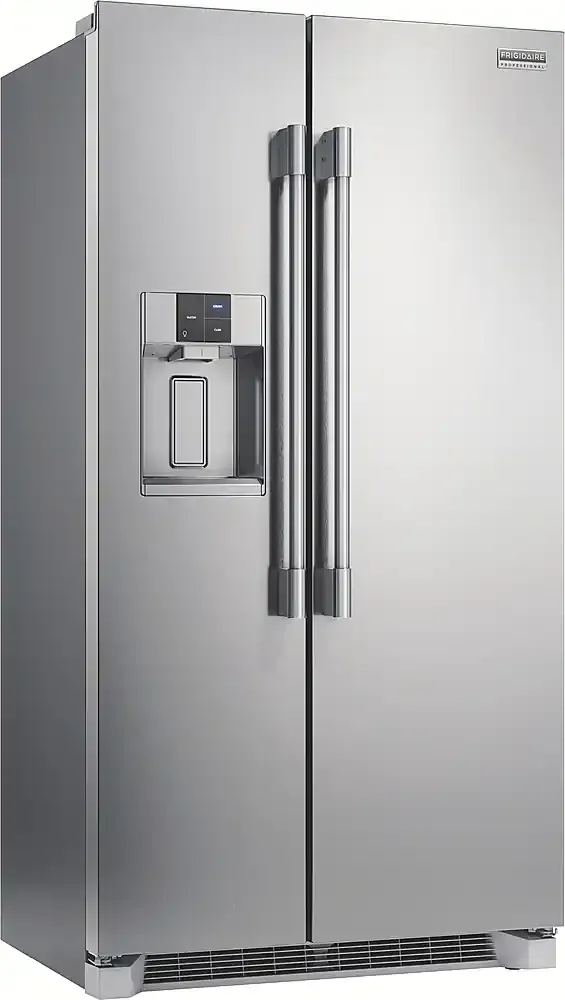 Frigidaire - Professional 36 in. Wide 22.3 Cu. Ft. Side by Side Counter Depth Refrigerator - Smudge Proof Stainless Steel
