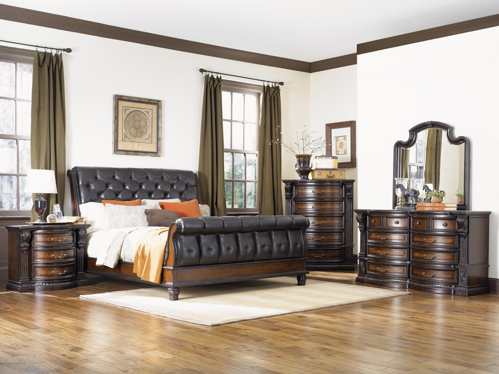 GRAND ESTATES - SLEIGH BEDROOM SET 