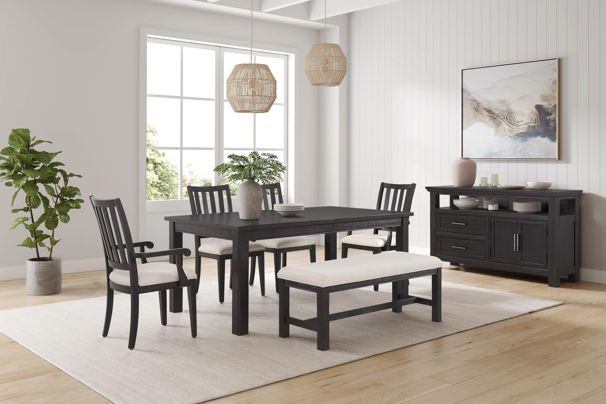 PARSON CREEK II CINDER- DINING ROOM SET