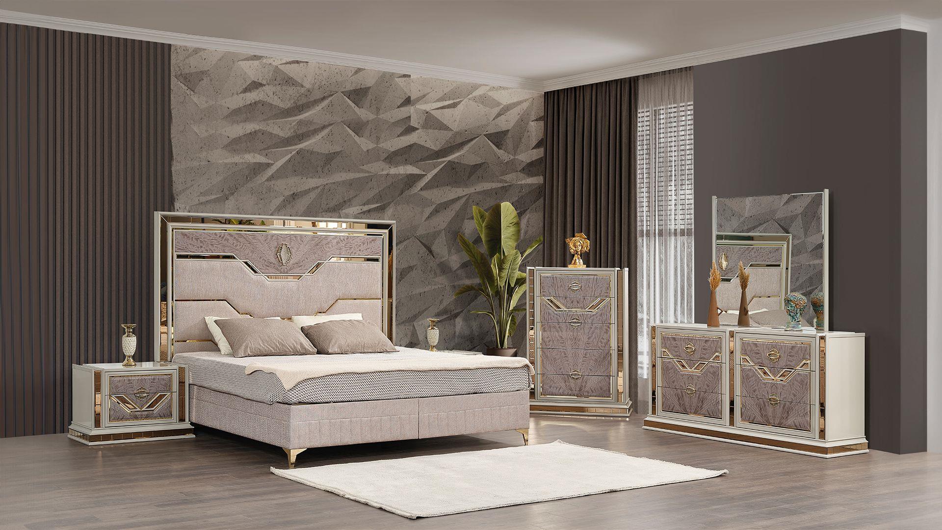 OMARI Bedroom set in Beige