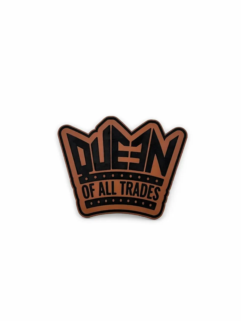 Queen of All Trades Leather Patch