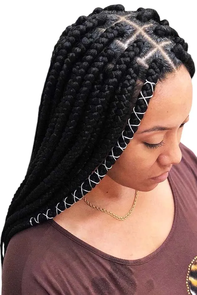 Jumbo Box Braids hairstyle