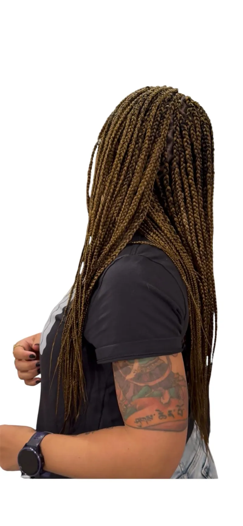 Small Box Braids hairstyle
