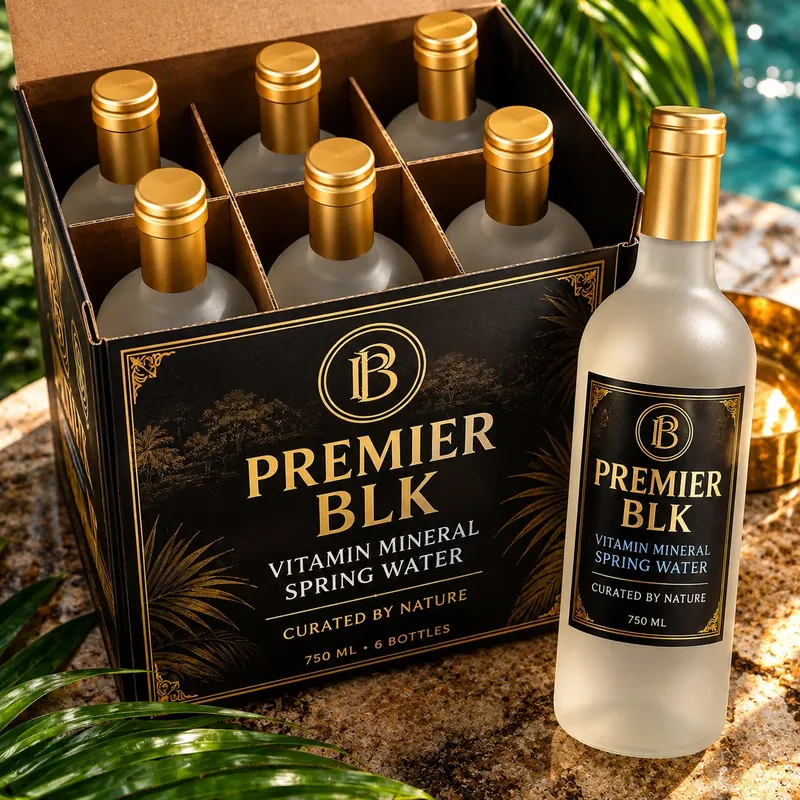 PREMIER BLK — Vitamin Mineralized Spring Water | 6-Pack