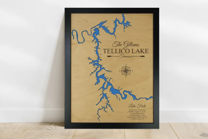 Tellico Lake Tennessee Map