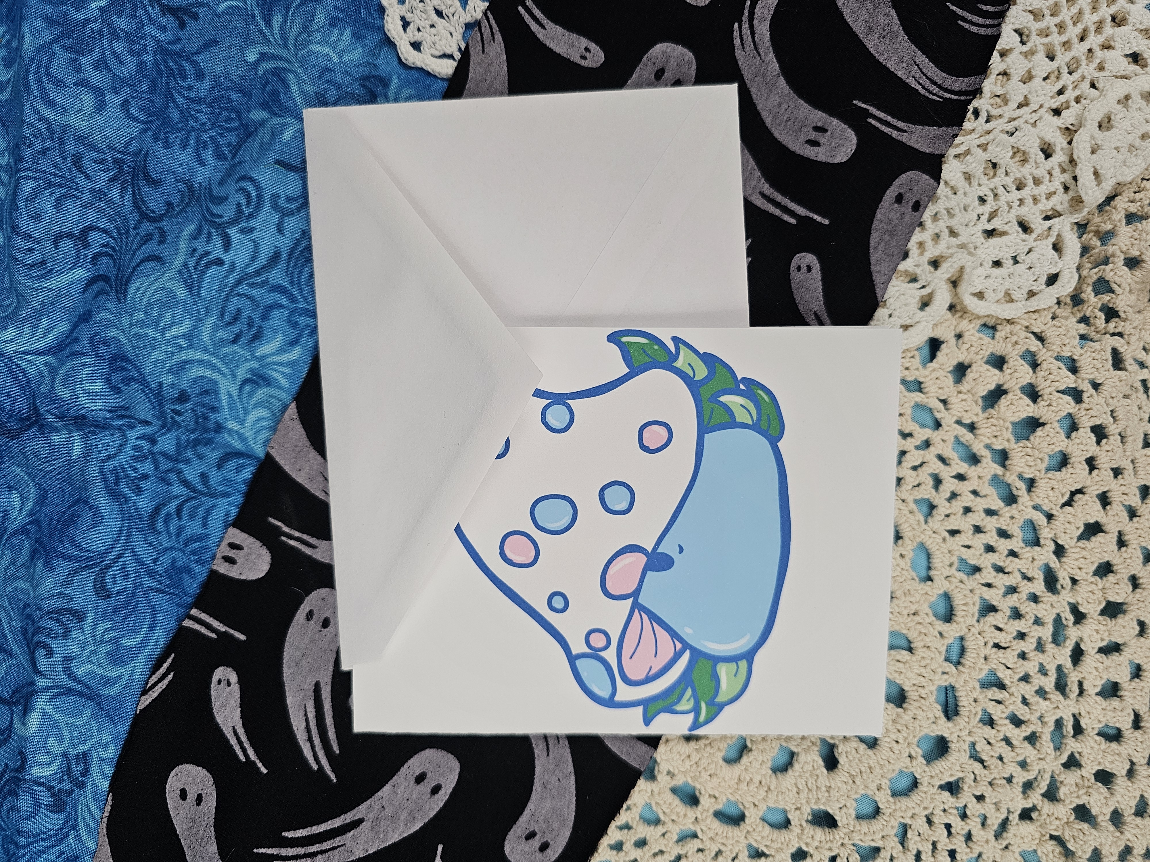 Greeting Card Trans Mushroom 