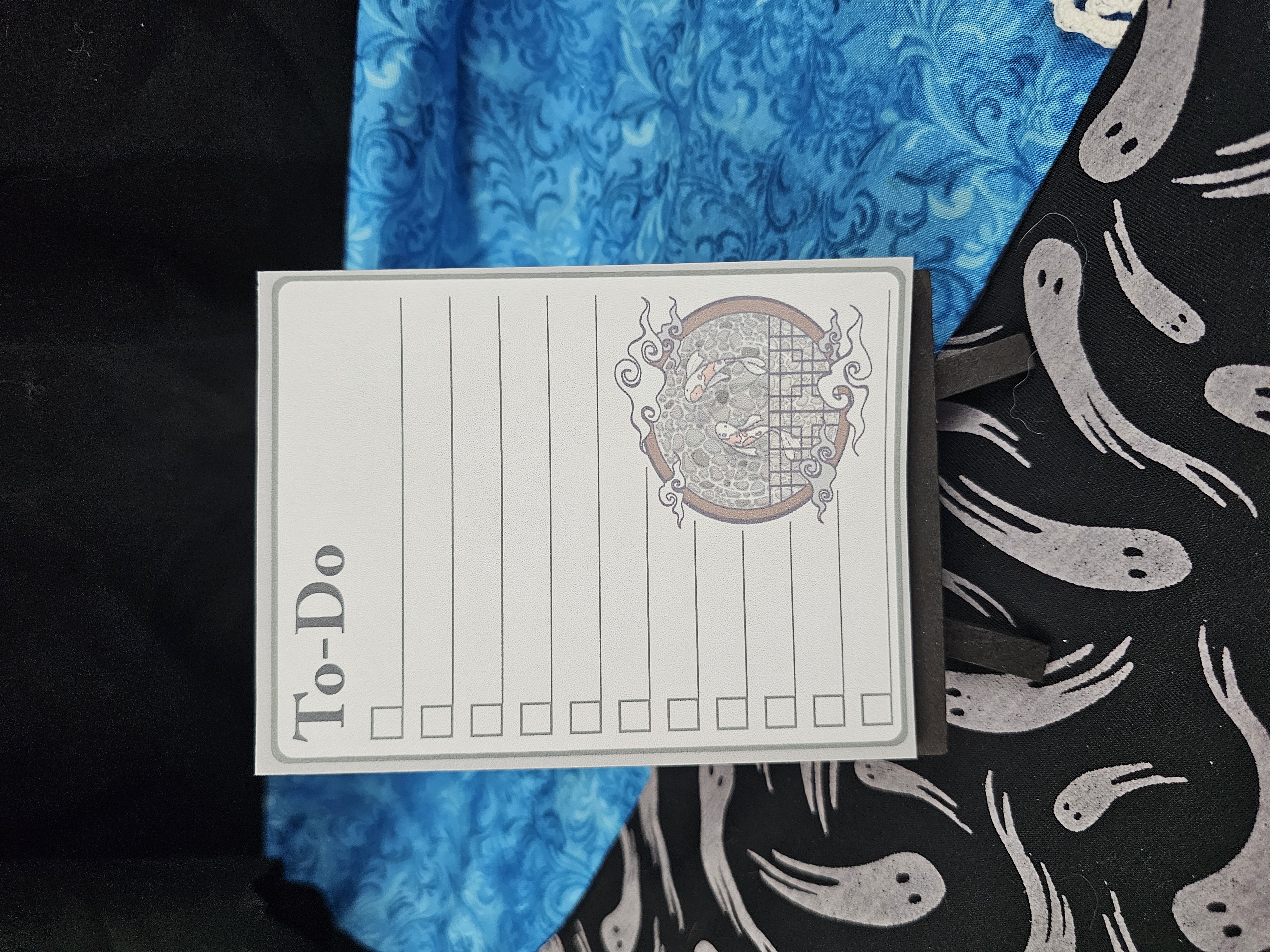 Medium Notepad Circle Koi Pond