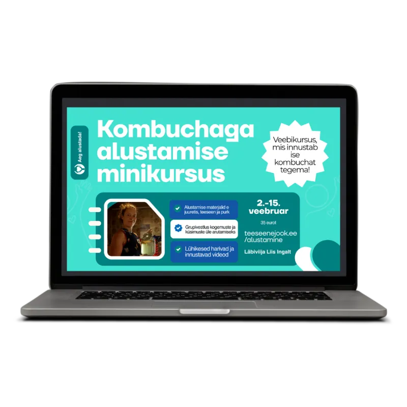 Kombuchaga alustamise minikursus 