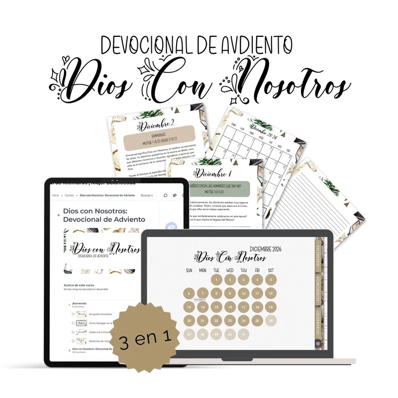 Dios Con Nosotros Devocional de Adviento