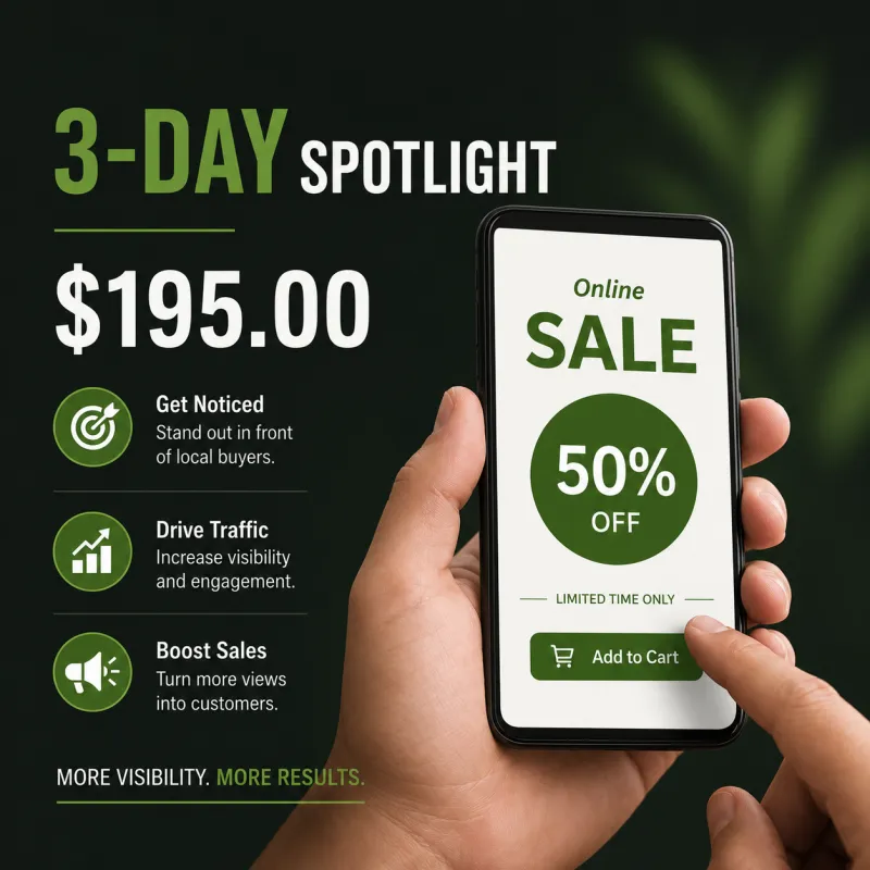 3-Day Spotlight Promotion – $195
