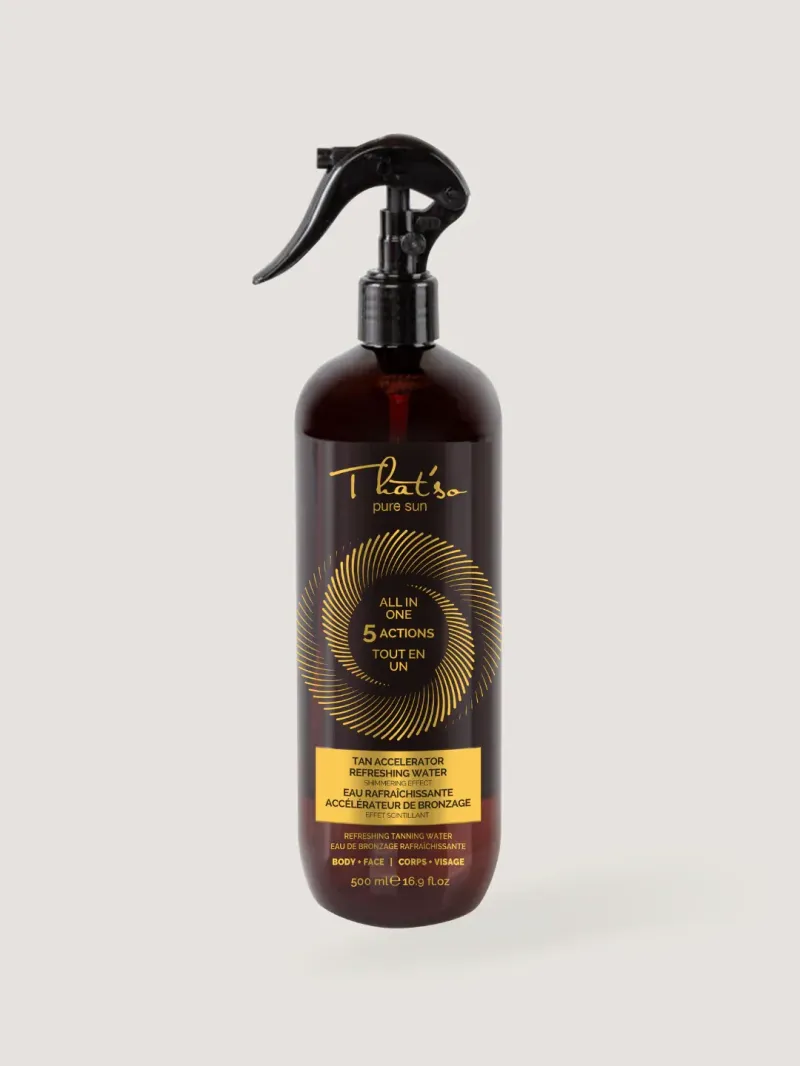 EAU RAFRAÎCHISSANTE ACCÉLÉRATRICE DE BRONZAGE