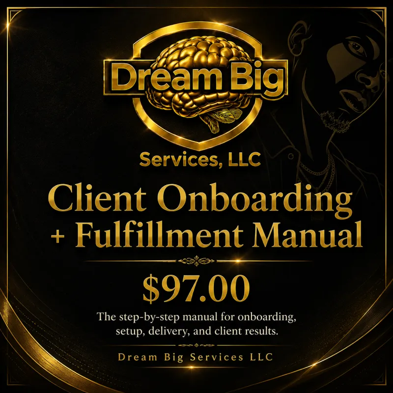 Client Onboarding + Fulfillment Manual