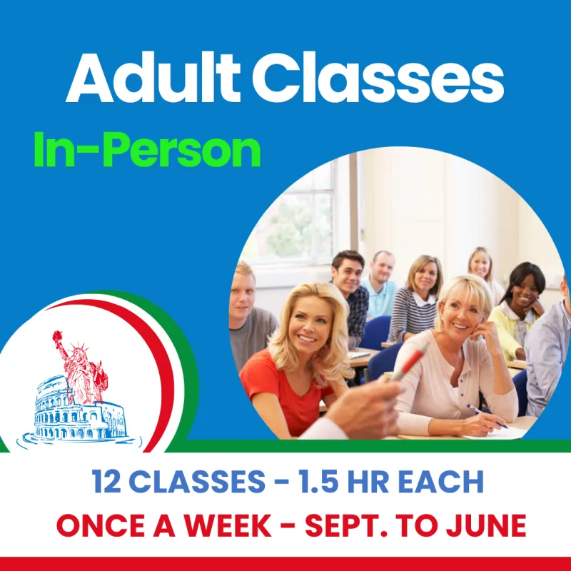 1. IN PERSON ADULT CLASS