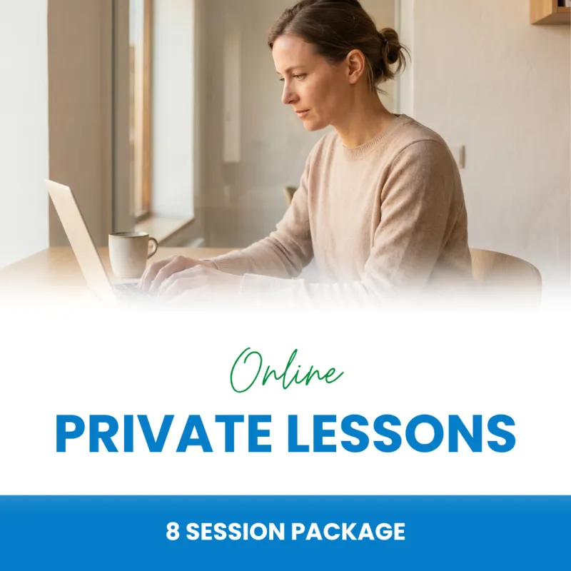 Private Lessons - Online (8-Session Package)