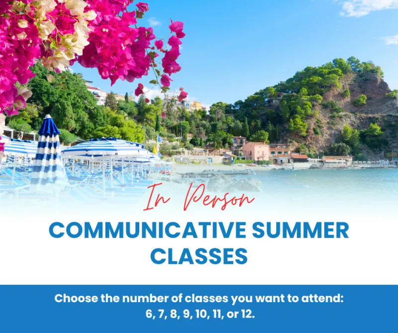 In-Person — Communicative Summer Classes