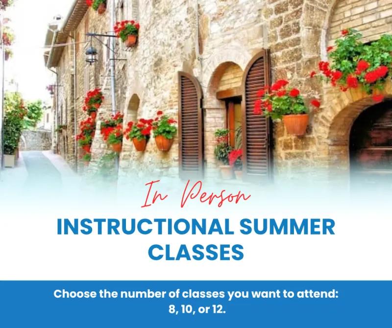 In-Person — Instructional Summer Classes