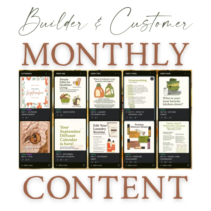 Monthly Group Content for Your Education Groups
