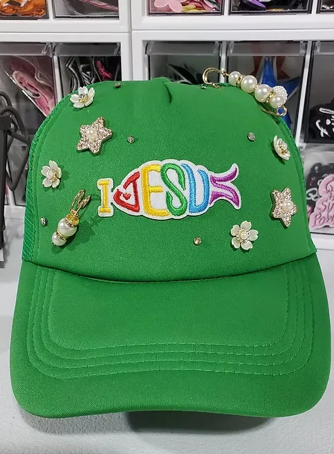 I Love Jesus Trucker Hat 