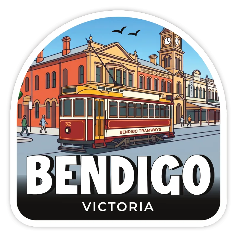 Bendigo, Victoria Sticker
