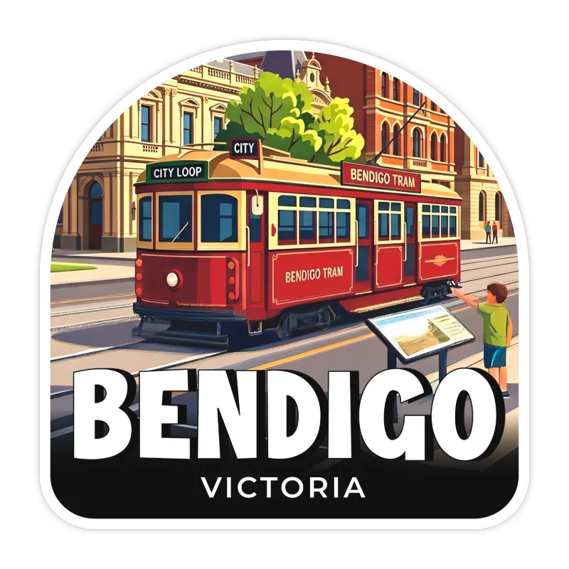 Bendigo, Victoria Sticker
