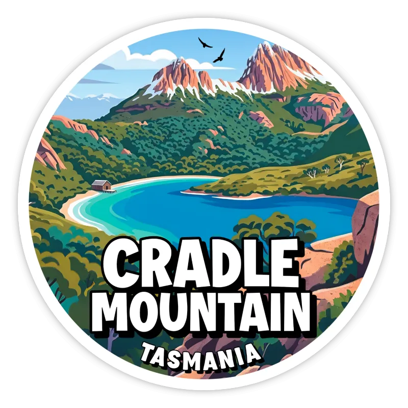 Cradle Mountain, Tasmania Sticker